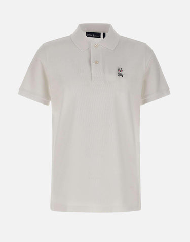 Polo classica in piqué B6K001ARPC WHT PSYCHO BUNNY 