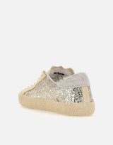 Sneakers "Hill Low Glitter platinum" W431HLGL PL D.A.T.E. 