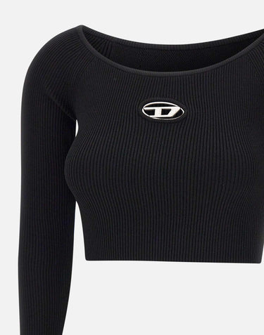 Top "M-Vera-Ls" in jersey di viscosa A14189 0DLAX9XX DIESEL 