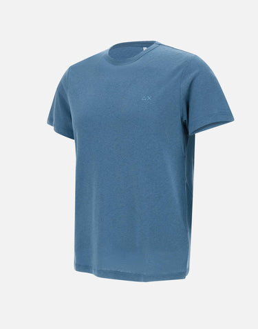 "Jersey linen t-shirt" T35132 80 SUN68 