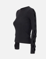 Maglia con intreccio sulle maniche SP1NT045 0001 KAOS 
