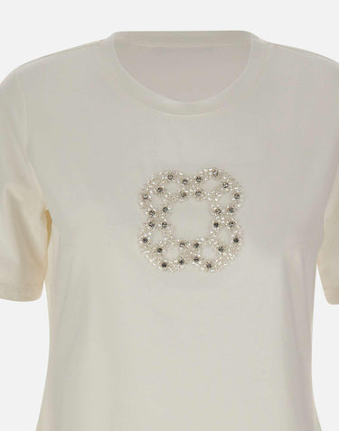 T-shirt con logo gioiello G071Z100627N 011 ELENA MIRO' 
