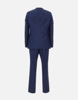 Abito tre pezzi slim fit in lana vergine 50561836 404 BOSS 