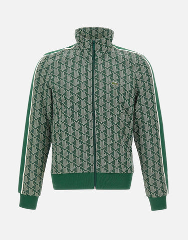 Felpa in jacquard con zip Paris SH1368 D1R LACOSTE 