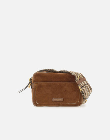 Borsa a tracolla "Nina" in pelle BS12060 CMNASPMCOGNAC GIANNI CHIARINI 