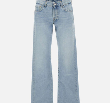 "Double waisted trousers Mankind bleach" 7N839E35 U7BHL 7 FOR ALL MANKIND 