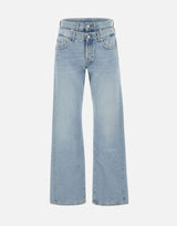 "Double waisted trousers Mankind bleach" 7N839E35 U7BHL 7 FOR ALL MANKIND 
