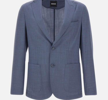 Blazer slim fit in lana vergine 50561991 466 BOSS 