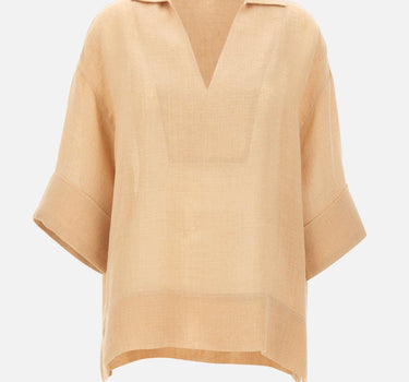 Camicia oversize in lino M80CAMM05 TES0M078173 ELEVENTY 