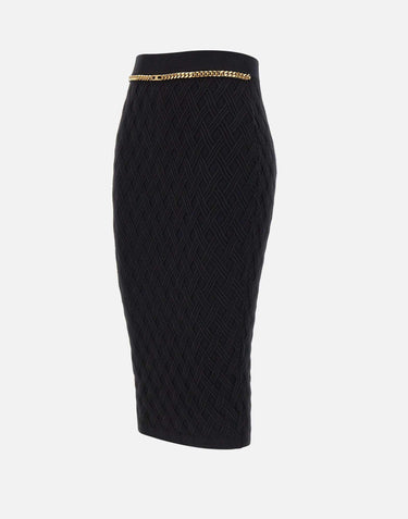 Gonna in maglia "Daily" GK20B56E2 110 ELISABETTA FRANCHI 