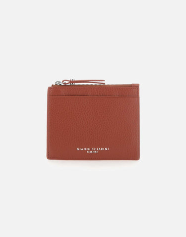 "Wallet grain" PFWBW13755 GRNBRICKRED GIANNI CHIARINI 