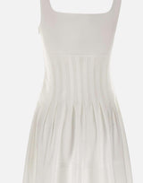 Abito in popeline con gonna ampia 2616221022600 001 MAX MARA STUDIO 