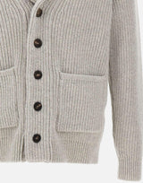Cardigan in lana e cashmere CS3MLT WC5P900 FILIPPO DE LAURENTIIS 
