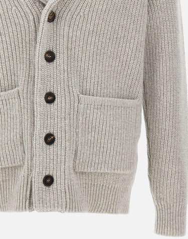 Cardigan in lana e cashmere CS3MLT WC5P900 FILIPPO DE LAURENTIIS 