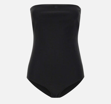 "Bustier Lingerie Jersey Bodysuit" 425JBD161JS0256 BLACK COURREGES 