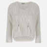 Maglia in lino e cotone 170060 001 KANGRA 