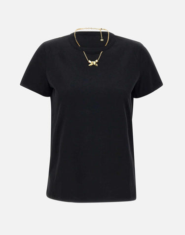 T-shirt in cotone con collana MA02951E2 110 ELISABETTA FRANCHI 