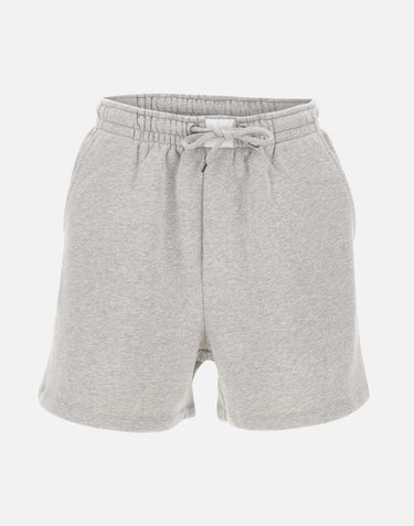 Pantaloni corti felpati con orlo a contrasto 260WCQ00013 JJF007AA841 THE ATTICO 