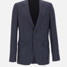 Blazer in lana con orli sfrangiati SH0BN0027 M35466524M MM6 MAISON MARGIELA 