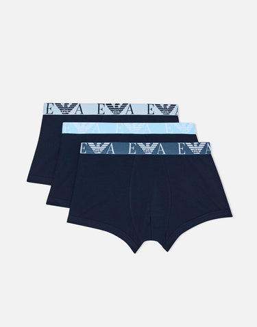 Set tre pack boxer in cotone stretch EM000259 AF20668MB139 EMPORIO ARMANI 