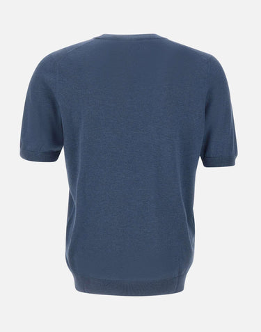 Maglia in seta a maniche corte 43112 23503570 GRAN SASSO 