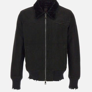 Giacca in shearling GU26F18011MEVL NERO GIORGIO BRATO 