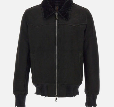 Giacca in shearling GU26F18011MEVL NERO GIORGIO BRATO 