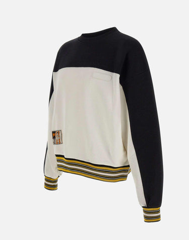 Felpa girocollo "Duo" DFM54032TJ111PX BLACK PDF 