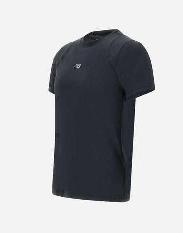 T-shirt  in lycra MT51607BK BLACK NEW BALANCE 