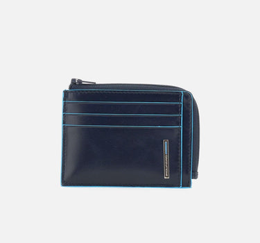 Portacarte in pelle PP4822B2R BLU2 PIQUADRO 