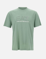 T-shirt "Visibility" in jersey di cotone 7M001307 AF10375U7243 EA7 
