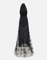 Abito lungo in tulle con ricami 4A430A F0990 BLUMARINE 