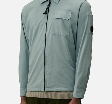 Giacca in gabardine con zip 20CMOS705A 110143G809 C.P. COMPANY 