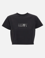 T-shirt crop con Numeric logo S52GC0369 M20258900 MM6 MAISON MARGIELA 