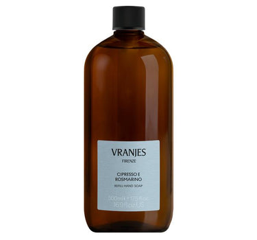 Refill Sapone mani "Cipresso e Rosmarino" 500ml HDS0RAGMNAREU 500ML VRANJES FIRENZE 