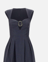 Abito midi "Serenity" 26011549 NAVY REBECCA VALLANCE 