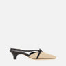 Slingback "Lecche" in pelle LECCHE CREAM MUSIER PARIS 