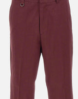 Pantaloni in misto lino loose fit B0733632 4469 PAOLO PECORA 