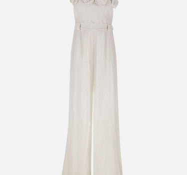 Jumpsuit in lino e viscosa QP5CO038 1019 KAOS 