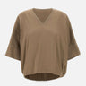 Blusa in lino e viscosa stretch TPDC02F361H550 1266 FABIANA FILIPPI 