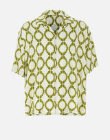Camicia in viscosa con stampa S6LAMASI076 036 LANEUS 