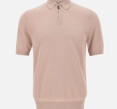 Polo in cotone con mezza zip M76MAGM90 MAG0M00826 ELEVENTY 