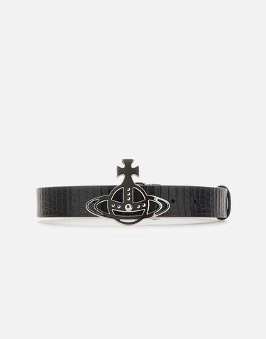 "Line Orb buckle Belt" 82010071U L00C0N401 VIVIENNE WESTWOOD 