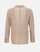 Blazer "Nuvola" riga in jersey misto cotone 4032G2728MC 26327126 MANUEL RITZ 