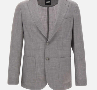 Blazer slim fit in lana vergine 50561991 072 BOSS 