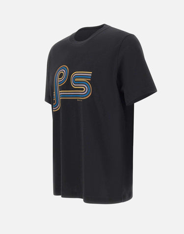 T-shirt con stampa a spirale "PS" M2R011RVP5800 79 PS PAUL SMITH 