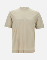 T-shirt in cotone e lyocell EM001070 AF13747U1098 EMPORIO ARMANI 