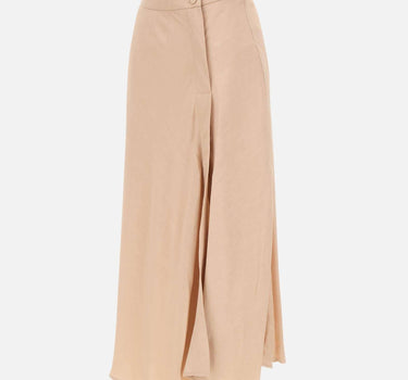 Gonna in lino e viscosa QP1CO035 1003 KAOS 