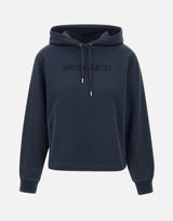 Felpa "Classic fleece hoodie" in cotone CFWWSW0156 FRUT40093989 WOOLRICH 