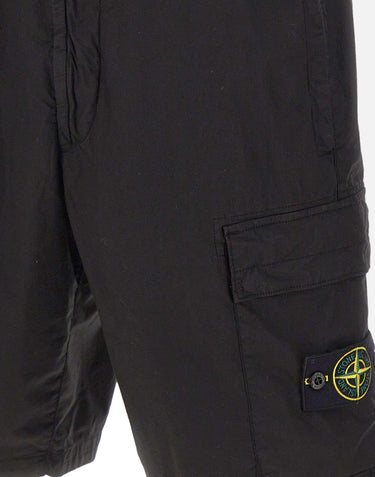 Bermuda in tela di cotone stretch "Paracadute" L100020S0003 V0029 STONE ISLAND 